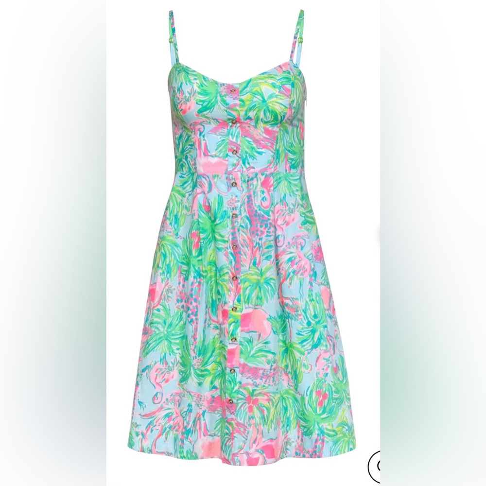 Lilly Pulitzer flamingo dress